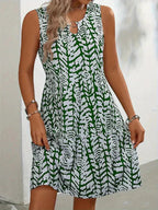 Kirra | Women's Lightweight Summer Dress, Fluid Graphic Print Dress | The Shrader Sisters