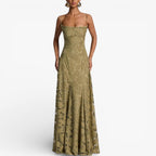 Kirra | Women's Sleeveless Maxi Dress with Floral Print, Fitted Bodice Occasion Dress | The Shrader Sisters