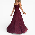 Kirra | Women's Sleeveless Maxi Dress with Floral Print, Fitted Bodice Occasion Dress | The Shrader Sisters | Rosa