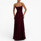 Kirra | Women's Sleeveless Maxi Dress with Floral Print, Fitted Bodice Occasion Dress | The Shrader Sisters | Verde