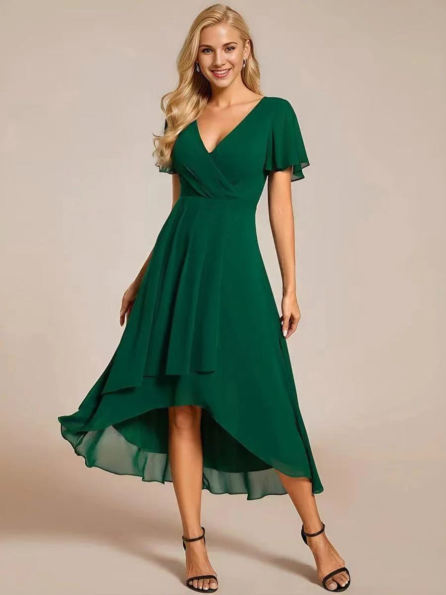 Kirsty | Women's Midi Dress with Lace Detail, Romantic Midi Dress | The Shrader Sisters