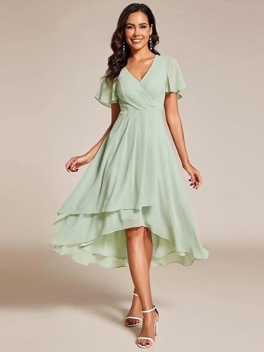 Kirsty | Women's Midi Dress with Lace Detail, Romantic Midi Dress | The Shrader Sisters