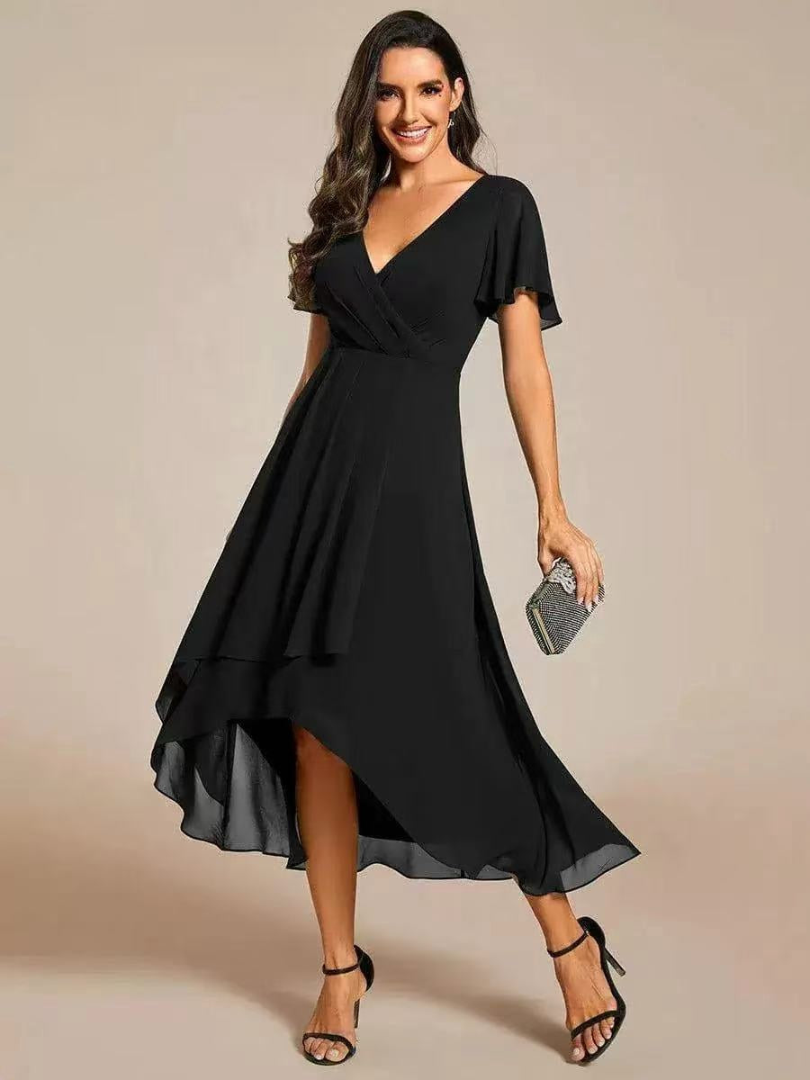 Kirsty | Women's Midi Dress with Lace Detail, Romantic Midi Dress | The Shrader Sisters