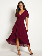 Kirsty | Women's Midi Dress with Lace Detail, Romantic Midi Dress | The Shrader Sisters | Donker Groen