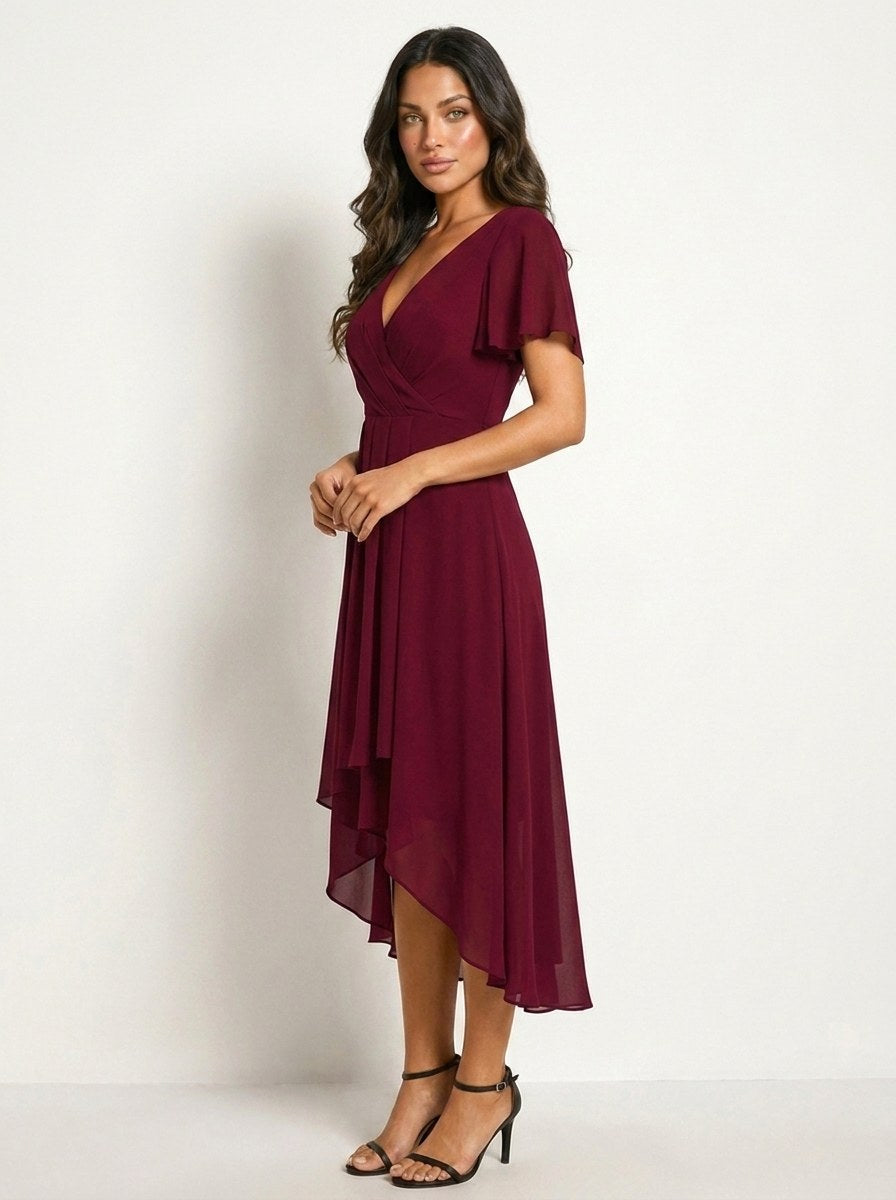Kirsty | Women's Midi Dress with Lace Detail, Romantic Midi Dress | The Shrader Sisters | Licht groen