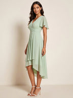 Kirsty | Women's Midi Dress with Lace Detail, Romantic Midi Dress | The Shrader Sisters