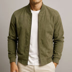 Lachlan | Men's Suede Leather Jacket, Tailored Smart Blazer | The Shrader Sisters