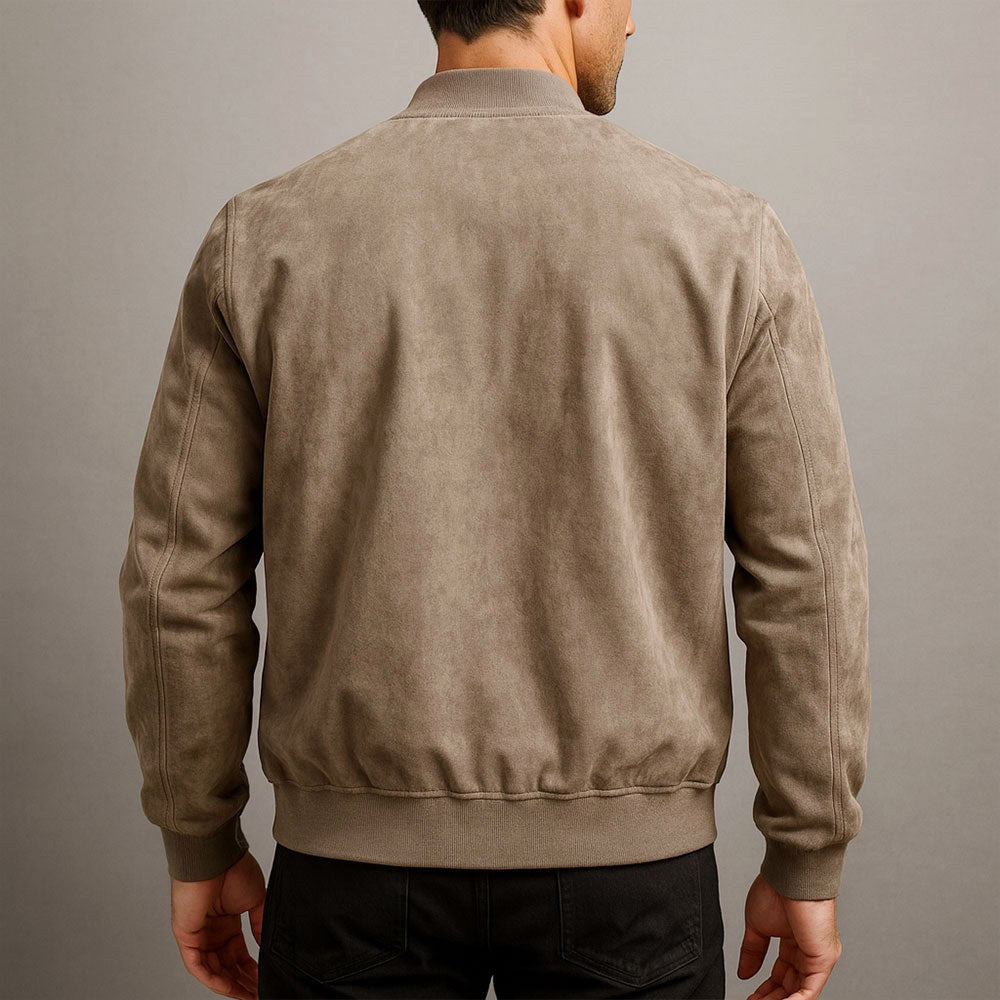 Lachlan | Men's Suede Leather Jacket, Tailored Smart Blazer | The Shrader Sisters