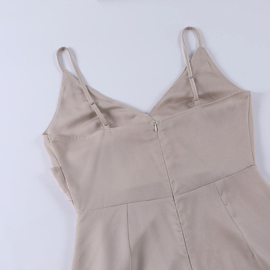 Lauren | Women's Classic V-Neck Midi Dress, Flattering Summer Dress for Holidays and Everyday Wear, Flattering Summer Dress for Holidays and Everyday Wear - image 7