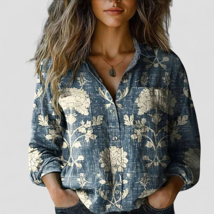 Lauren | Women's Modern Gradient Blouse Shirt - Variant 3