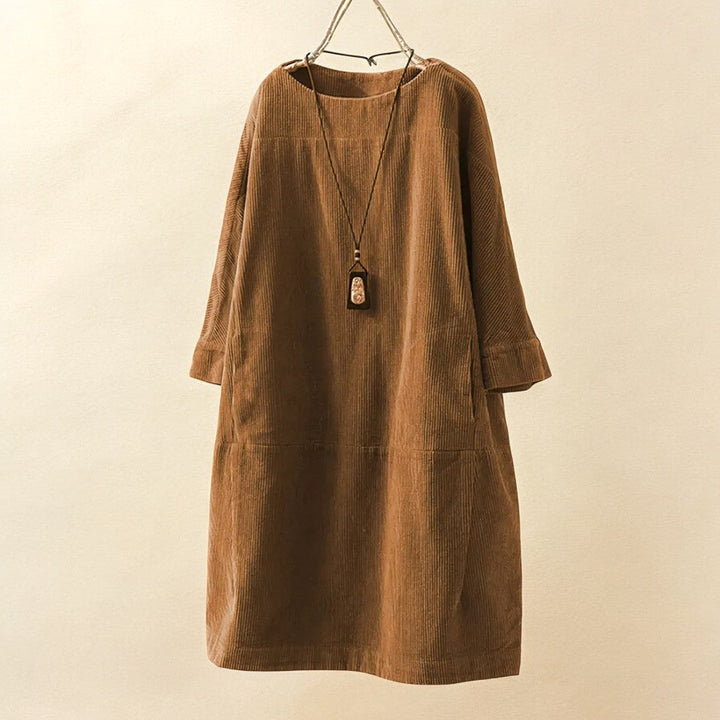 Leanna | Women's Draped Tummy-Control Midi Dress - image 12