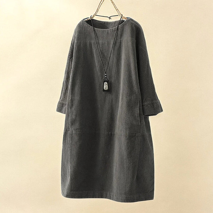Leanna | Women's Draped Tummy-Control Midi Dress - image 13