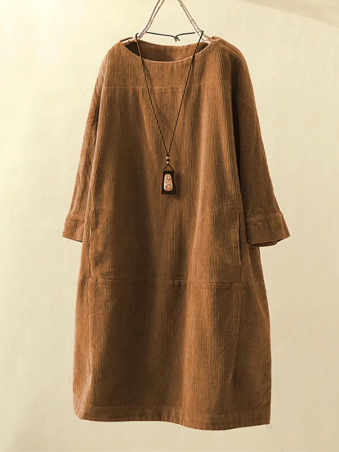 Leanna | Women's Draped Tummy-Control Midi Dress - image 14