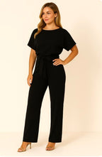 Liana | Women's Ponte Knit Batwing Jumpsuit, Relaxed-Fit One-Piece | The Shrader Sisters | Dark Blue
