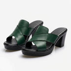 Mackenzie | Women's Comfortable Block Heel Sandals, Supportive Everyday Sandals | The Shrader Sisters