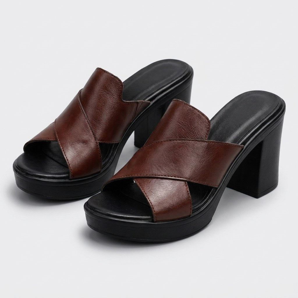 Mackenzie | Women's Comfortable Block Heel Sandals, Supportive Everyday Sandals | The Shrader Sisters