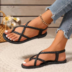 Maddison | Women's Woven-Strap Orthopaedic Sandals, Lightweight Comfort Sandals | The Shrader Sisters