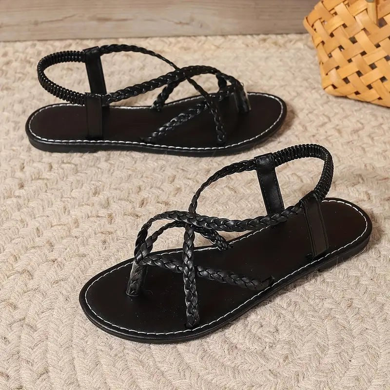 Maddison | Women's Woven-Strap Orthopaedic Sandals, Lightweight Comfort Sandals | The Shrader Sisters
