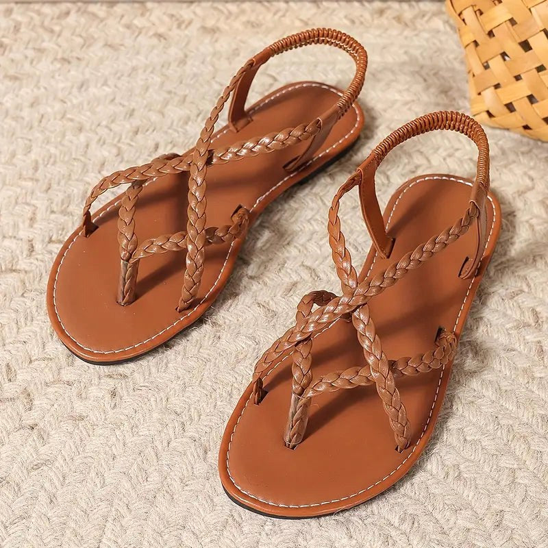 Maddison | Women's Woven-Strap Orthopaedic Sandals, Lightweight Comfort Sandals | The Shrader Sisters