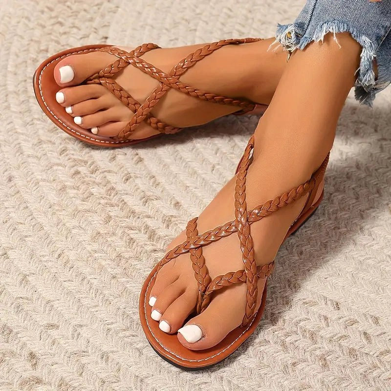 Maddison | Women's Woven-Strap Orthopaedic Sandals, Lightweight Comfort Sandals | The Shrader Sisters