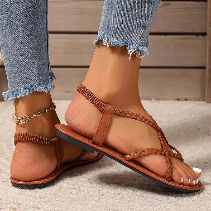 Maddison | Women's Woven-Strap Orthopaedic Sandals, Lightweight Comfort Sandals | The Shrader Sisters