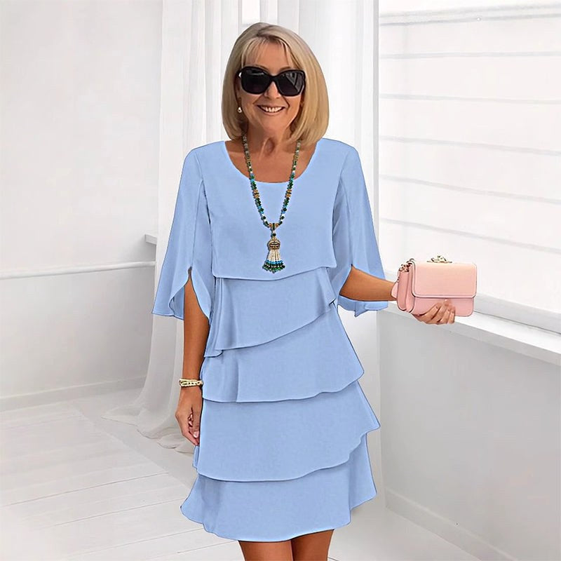 Madison | Women's Chic Puff Sleeve Layered Dress, Flattering Summer Dress for Holidays and Everyday Wear, Flattering Summer Dress for Holidays and Everyday Wear - image 11