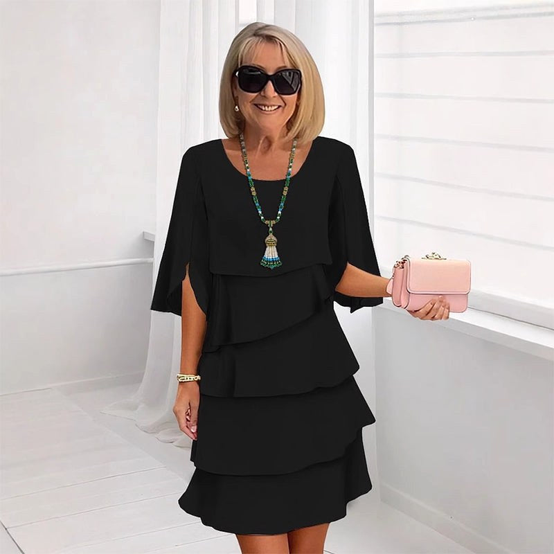 Madison | Women's Chic Puff Sleeve Layered Dress, Flattering Summer Dress for Holidays and Everyday Wear, Flattering Summer Dress for Holidays and Everyday Wear - image 13