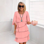 Madison | Women's Chic Puff Sleeve Layered Dress, Flattering Summer Dress for Holidays and Everyday Wear, Flattering Summer Dress for Holidays and Everyday Wear - image 14