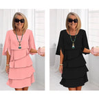 Madison | Women's Chic Puff Sleeve Layered Dress, Flattering Summer Dress for Holidays and Everyday Wear, Flattering Summer Dress for Holidays and Everyday Wear - image 17