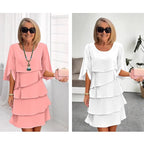 Madison | Women's Chic Puff Sleeve Layered Dress, Flattering Summer Dress for Holidays and Everyday Wear, Flattering Summer Dress for Holidays and Everyday Wear - image 18