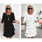 Madison | Women's Chic Puff Sleeve Layered Dress, Flattering Summer Dress for Holidays and Everyday Wear, Flattering Summer Dress for Holidays and Everyday Wear - image 19