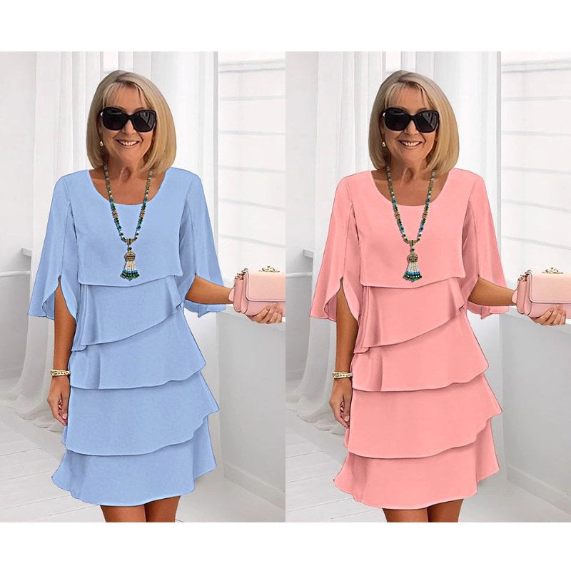 Madison | Women's Chic Puff Sleeve Layered Dress, Flattering Summer Dress for Holidays and Everyday Wear, Flattering Summer Dress for Holidays and Everyday Wear - image 20