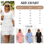Madison | Women's Chic Puff Sleeve Layered Dress, Flattering Summer Dress for Holidays and Everyday Wear, Flattering Summer Dress for Holidays and Everyday Wear - image 9