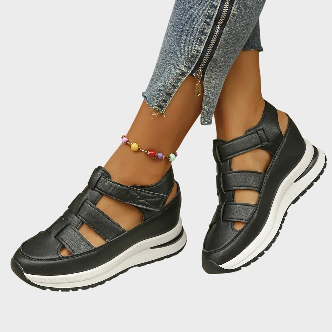 Madison | Women's Comfortable Flat Sandals - White