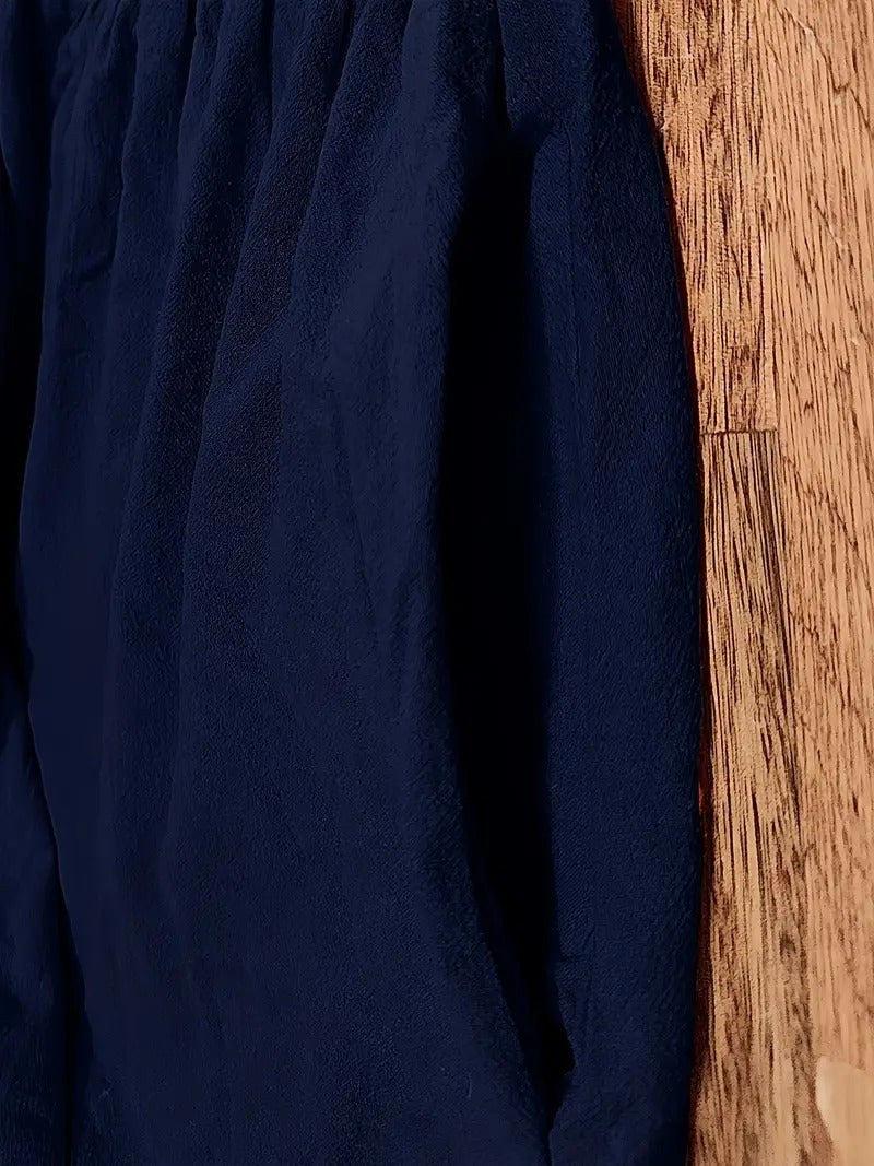 Madison | Women's Fluid Cotton Dress with Practical Pockets, Everyday Midi Dress | The Shrader Sisters