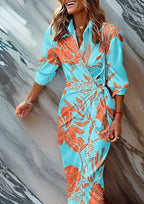 Madison | Women's Printed Waist-Cinching Shirt Dress, Flattering Summer Dress for Holidays and Everyday Wear, Flattering Summer Dress for Holidays and Everyday Wear - image 13