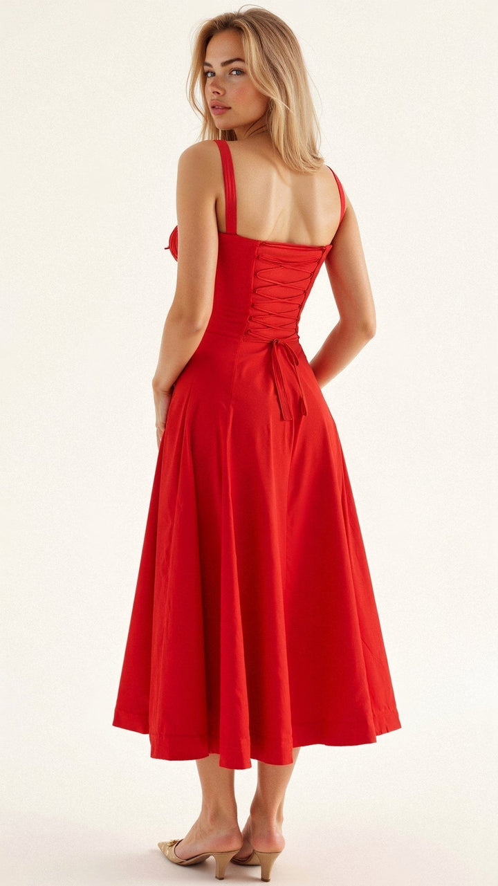 Maris | Women's Floral Midi Dress - image 12