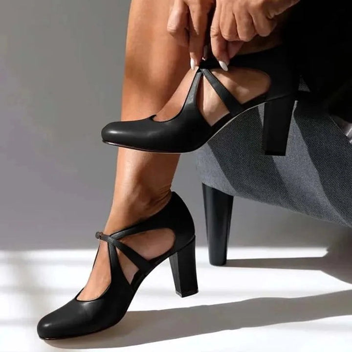 Marlie | Women's Orthopaedic Heeled Shoes, Elegant Court Heels | The Shrader Sisters