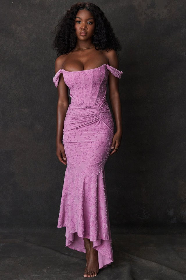 Marlo | Women's Lace-Detail Evening Dress, Fitted Occasion Dress | The Shrader Sisters