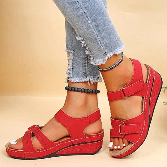Matilda | Women's Orthopaedic Slip-On Sandals, Supportive Walking Sandals | The Shrader Sisters
