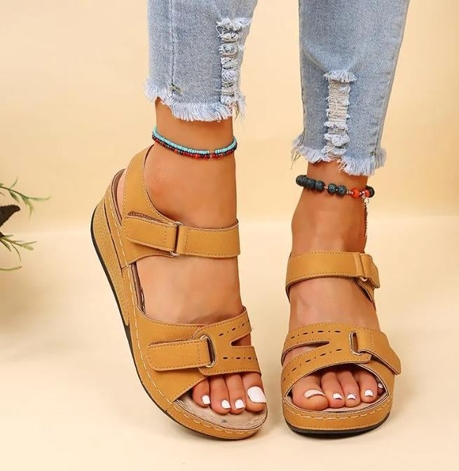 Matilda | Women's Orthopaedic Slip-On Sandals, Supportive Walking Sandals | The Shrader Sisters