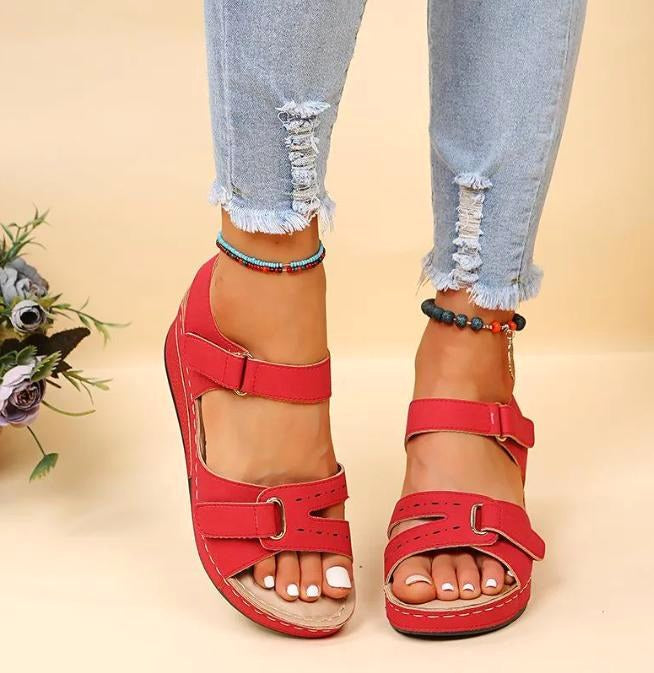 Matilda | Women's Orthopaedic Slip-On Sandals, Supportive Walking Sandals | The Shrader Sisters
