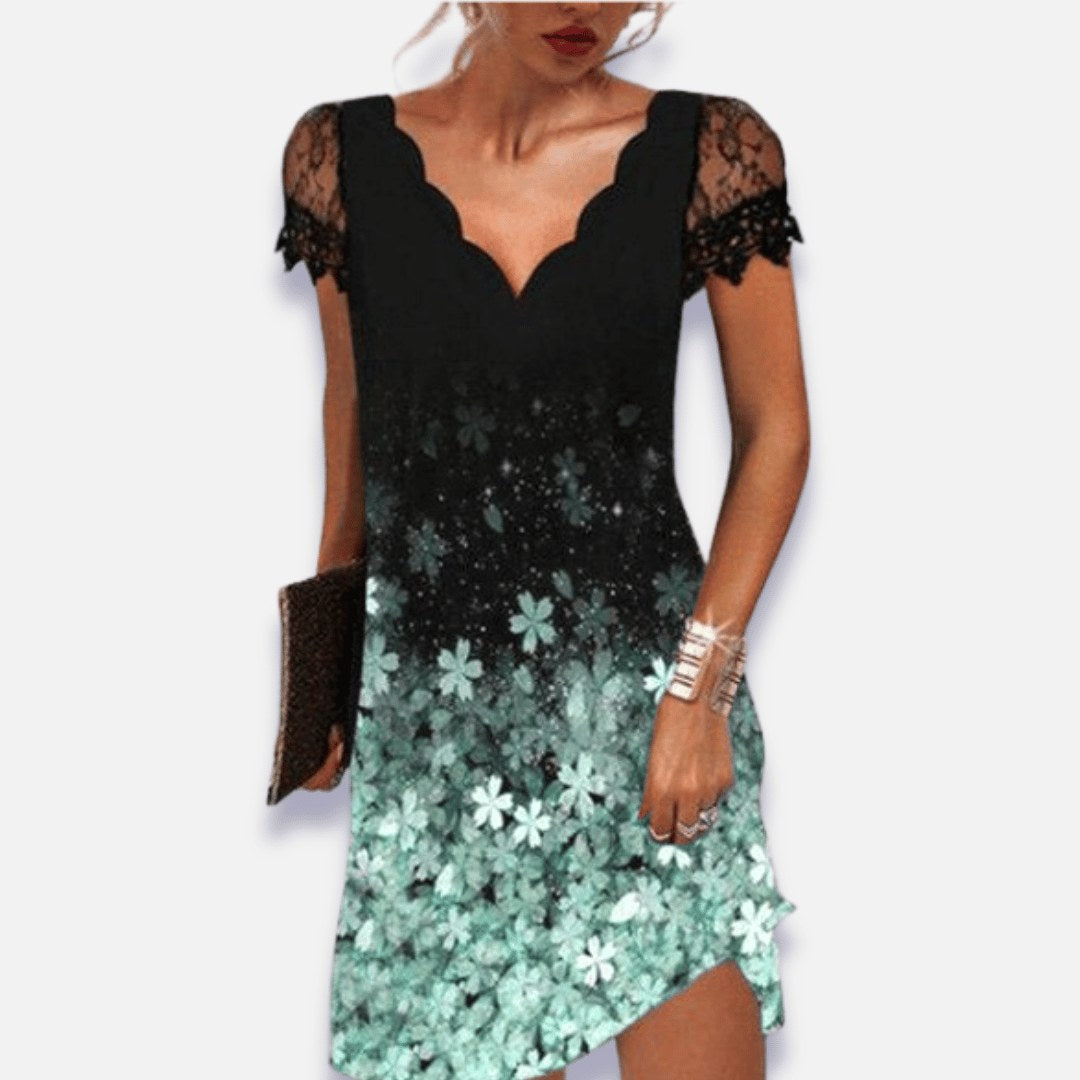 Melissa | Women's Tummy Control Evening Dress, Flowy Summer Occasionwear for Holidays and Special Events, Flowy Summer Occasionwear for Holidays and Special Events - Mint Green