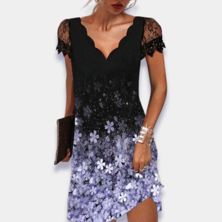Melissa | Women's Tummy Control Evening Dress - Purple