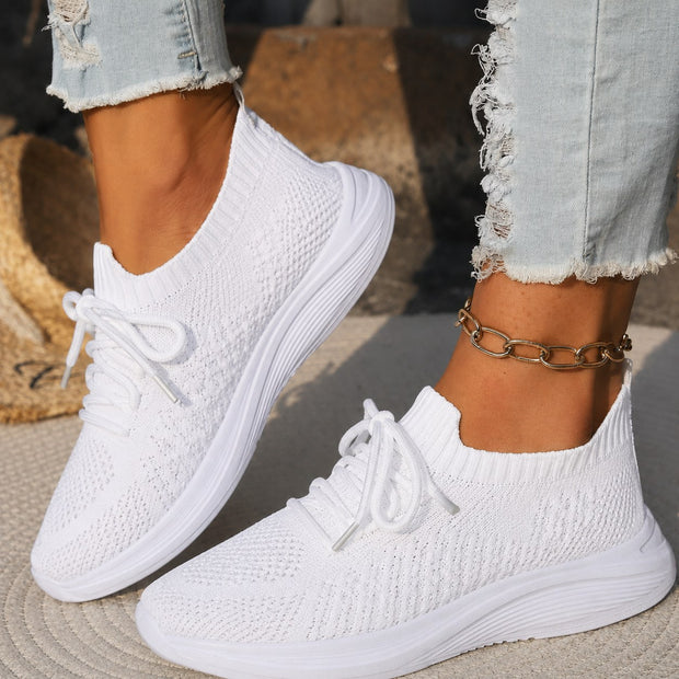 Mikayla | Women's Orthopedic Trainers, Supportive Everyday Trainers | The Shrader Sisters | White