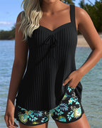 Mikayla | Women's Soft Tankini Top, Bohemian Beach Swimwear | The Shrader Sisters
