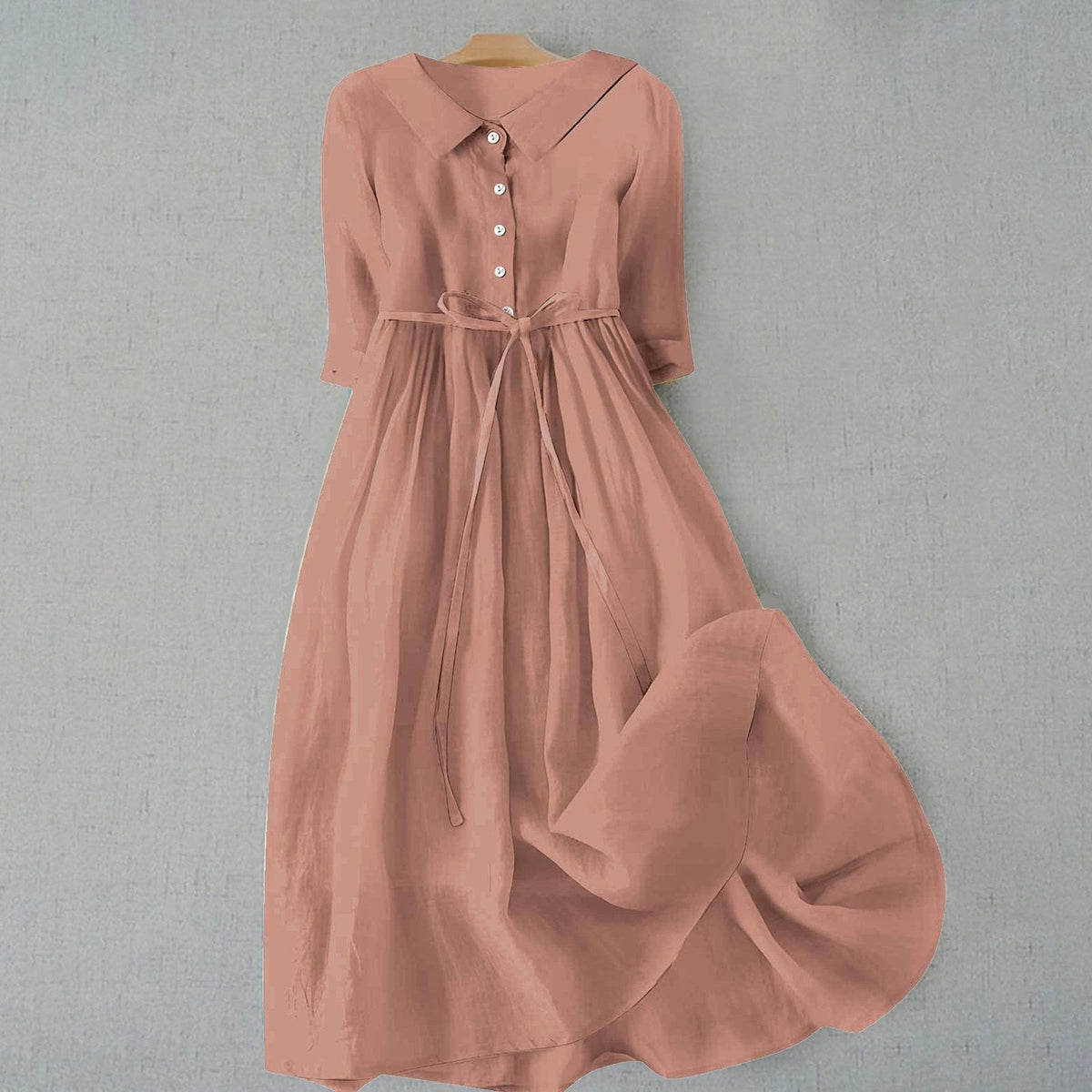 Morgan | Women's Casual Everyday Dress, Flattering Summer Dress for Holidays and Everyday Wear, Flattering Summer Dress for Holidays and Everyday Wear - Light Brown