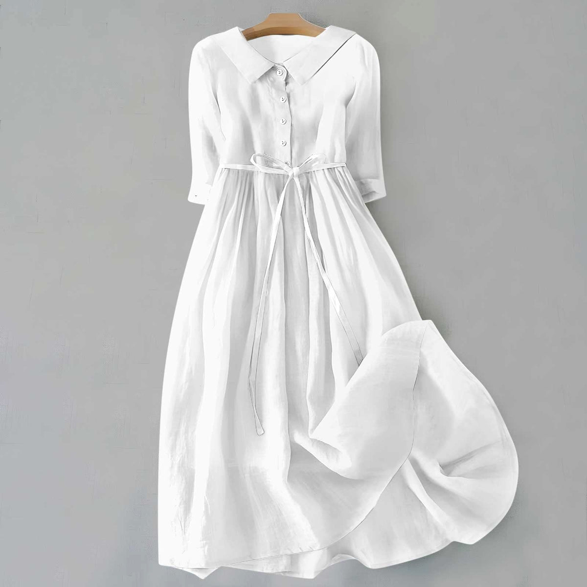 Morgan | Women's Casual Everyday Dress, Flattering Summer Dress for Holidays and Everyday Wear, Flattering Summer Dress for Holidays and Everyday Wear - White