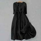 Morgan | Women's Casual Everyday Dress, Flattering Summer Dress for Holidays and Everyday Wear, Flattering Summer Dress for Holidays and Everyday Wear - Black