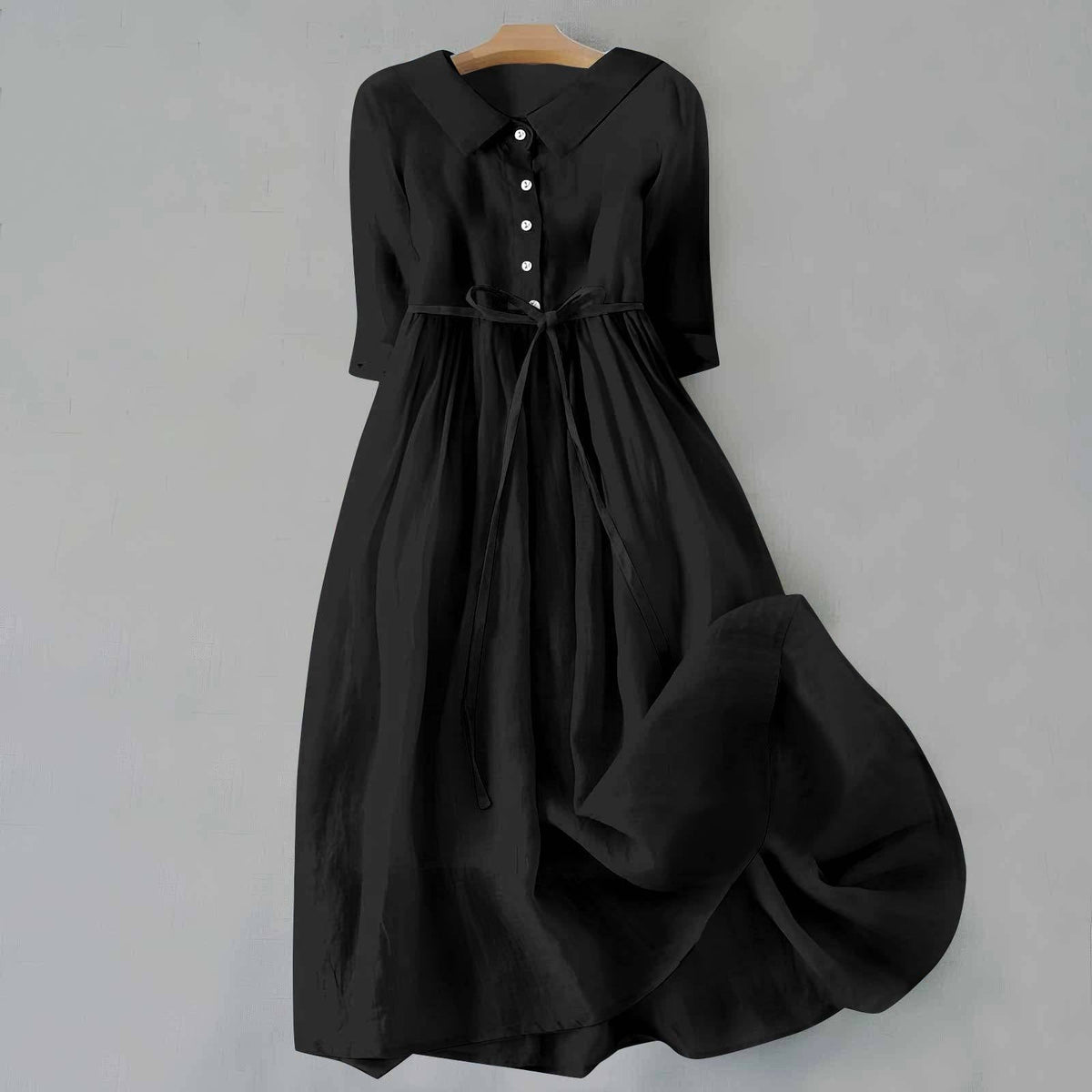Morgan | Women's Casual Everyday Dress, Flattering Summer Dress for Holidays and Everyday Wear, Flattering Summer Dress for Holidays and Everyday Wear - Black